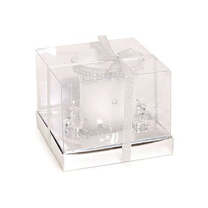 Porta Vela Arabesco Vermelho Tamanho P (Porta Velas em Vidro) - 6 Un