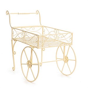 Moveis Metal - Carrinho Marfim