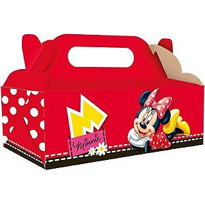Caixa para Viagem Minnie Vermelha - 04 Un