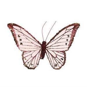 Clip Borboleta Petit Vermelho