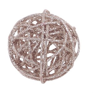Bola de Natal Rattan Nude 6cm (Rattan)