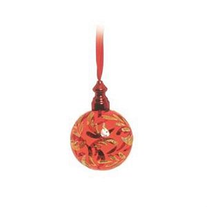 Bola Vermelho 10 cm (Bolas de Vidro) - 4 Peças