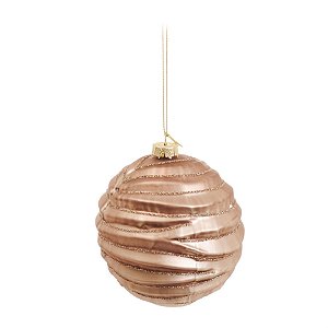 Bola de Vidro Marfim 10 cm