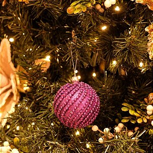 Bola Roxo 8 cm (Bolas) - 6 Peças