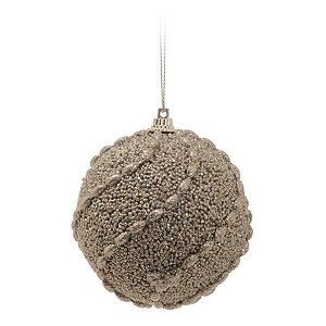 Bola Prata 8 cm (Bolas) - 6 Peças