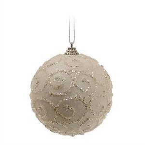 Bola Branca 10 cm (Bolas) - 6 Peças