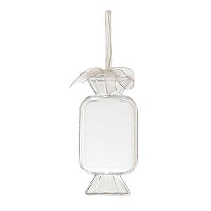 Enfeite Bala com Fita Incolor (Acrílicos) - 3 Un