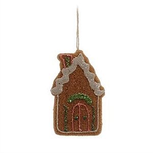 Enfeite Biscoito Casa com Chaminé (Bakery) - 6 Un