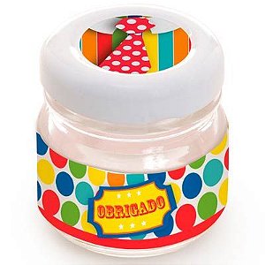 Circo - Adesivo Retangular 20 Un