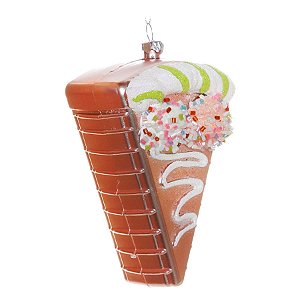 Enfeite para Pendurar Torta Rosa (Bakery) - 6 Un