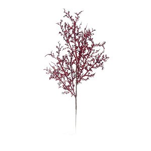 Galho com Coral Vermelho (Galhos Médios) - 6 Un