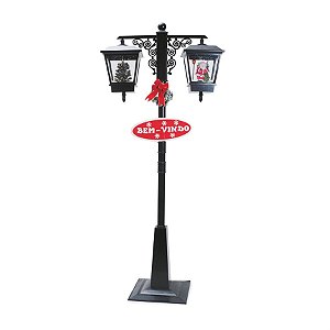 Poste Duplo Noel e Árvore 127V