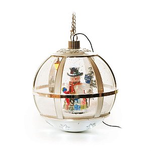 Globo para Pendurar Boneco de Neve Branca 127V (Postes Coloniais)