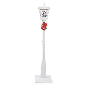 Poste Simples com Boneco Neve Branca 127V (Postes Coloniais)
