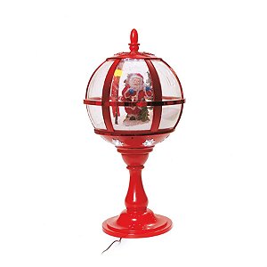 Globo de Mesa com Noel Vermelho 127V