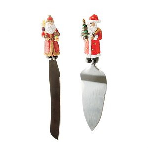 Utensilio para Cozinha (Talheres de Natal) - 2 Jogos com 2 Peças