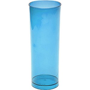 Copo Acrílico Long Drink Color 300ml - Azul