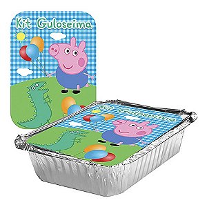 Adesivo para Marmita Pequena 220ml George Pig - 05 Un
