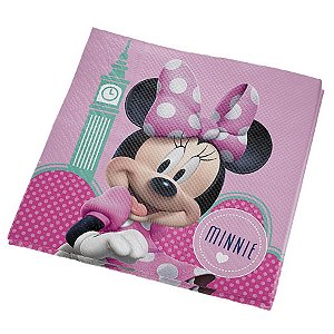 Guardanapo Estampado Minnie Rosa Disney - 16 Un