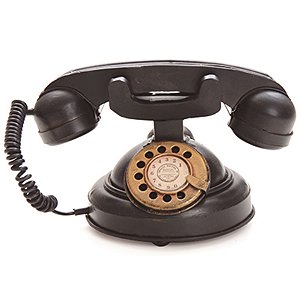 Telefone Antigo Decorativo Preto (Vintage)