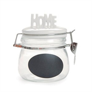 Potes Tentação - Pote de Vidro Home Branco - Pacote - 4 un