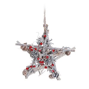 Estrela com Frutas Vermelho (Chalé) - 2 Un