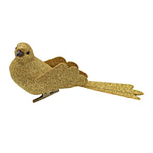 Pássaros - com Glitter Ouro - JG com 3 un