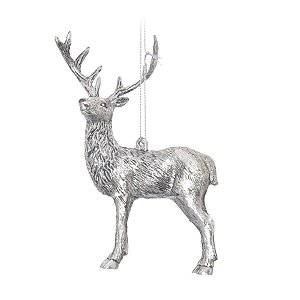 Enfeite para Pendurar Rena Prata - 1 Un