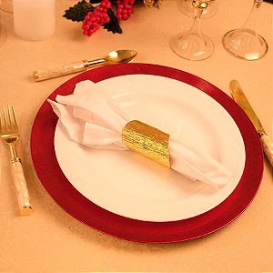 Sousplats Vermelho 33cm