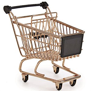 Mini Carrinhos / Supermercado Pt - Pct com 6 Un