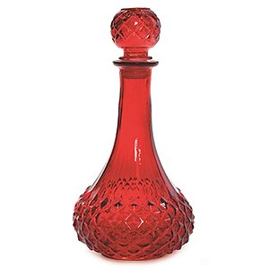 Garrafas de Vidro - Gota Vermelho G - 12 un