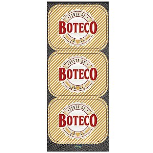 Adesivo Retangular Boteco Festcolor - 04 cartelas