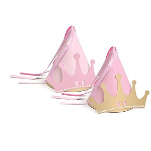 Reinado da Princesa - Chápeu com Aplique Coroa Composê 08 Un