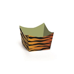 Safari - Forminha para Doce Cachepô Tigre 24 Un