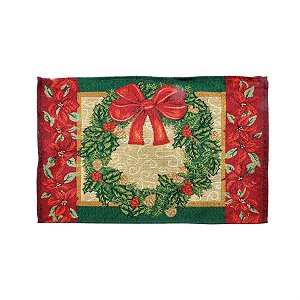 Jogo Americano Guirlanda Vermelho e Verde 34X48 cm