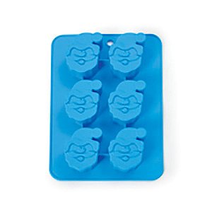 Kitchenware - Forma de Silicone Noéis Vermelho - 3 un