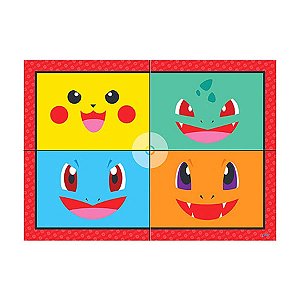 Painel Gigante Cartonado Pocket Monsters