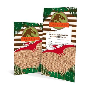Festa Dinossauros - Convite 08 Un