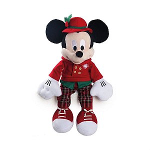 Mickey Roupa Xadrez Vermelho e Verde 45 cm (Disney) - 2 Un