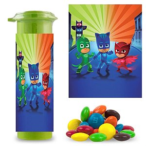Festa PJ Masks - Adesivo Especial para M&Ms PJ Masks - 06 Un