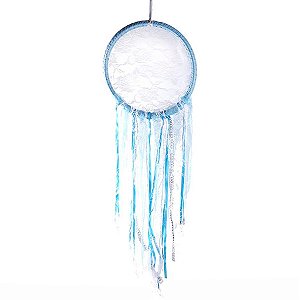Filtros dos Sonhos Importado para Decoração (76cm) Azul Claro