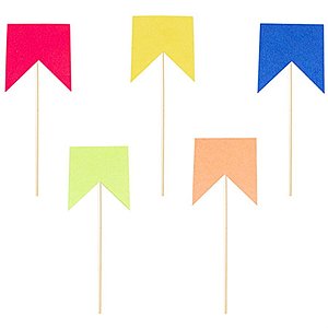 Bandeirinhas Junina Palito Decorativo M - 5 Un