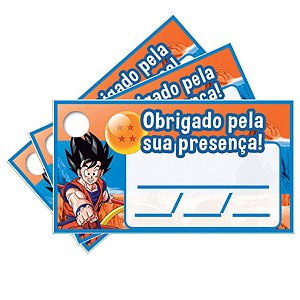 Festa Dragon Ball - Tags com Furo Dragon Ball - 15 Un