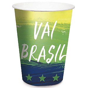Brasil - Copo de Papel 330ml 08 Un