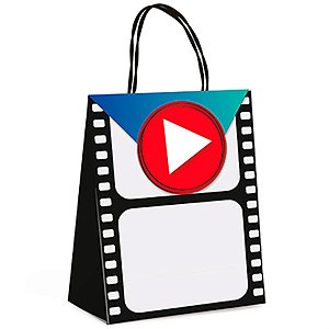 Influencer - Sacola Papel com Fechamento P 10 Un
