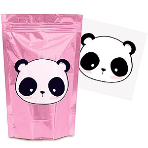 Festa Panda - Kit Sacolinha com Transfer 08 Un
