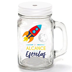 Festa Astronauta - Transfer para Superfície (15x20cm) 02 Cartelas