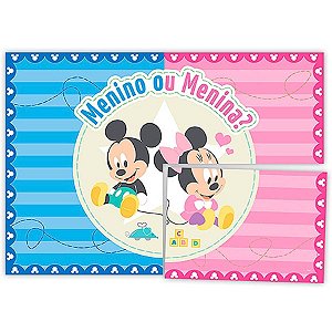 Festa Disney Baby - Painel Gigante Cartonado Baby Disney Chá de Revelação