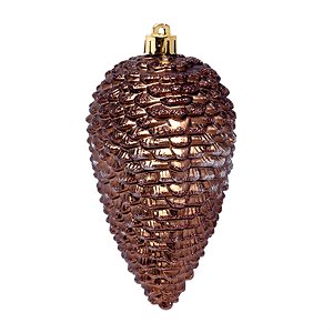 Enfeite para Pendurar - Pinha Cobre (Enfeites) - 3 Peças