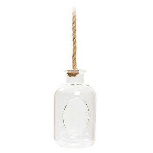 Casa Decorativa com Abertura Incolor Tamanho M (Glass) - 1 Unidade